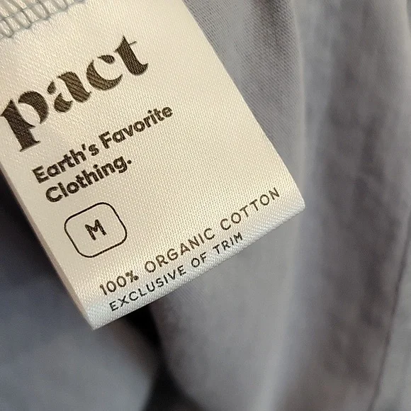 LIKE NEW Pact 100% Organic Cotton Softspun Tank Dress - Blue Gray - MEDIUM - Picture 3 of 4